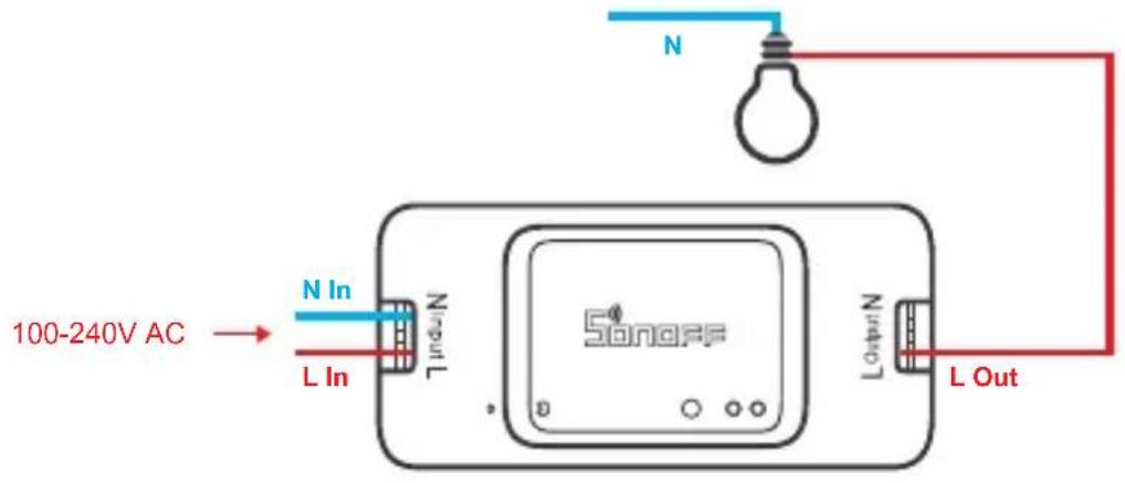 Sonoff BASICZBR3 - Instruções de instalação - 3