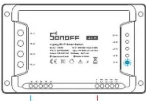 Sonoff 4CHPROR3 - Power on - 1