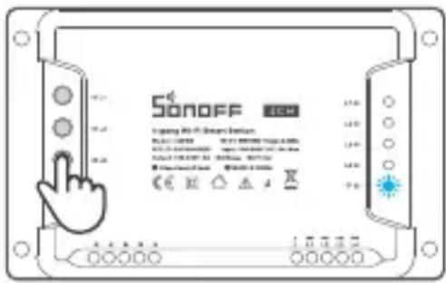 Sonoff 4CHPROR3 - Переключить сеть - 1