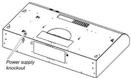 ELICA Fusaro EFS130BL - POWER SUPPLY CABLE INSTALLATION - 3