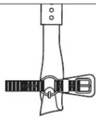 Klein Tools CN1907ARL - Assemble the ankle straps (Figure 6). - 2