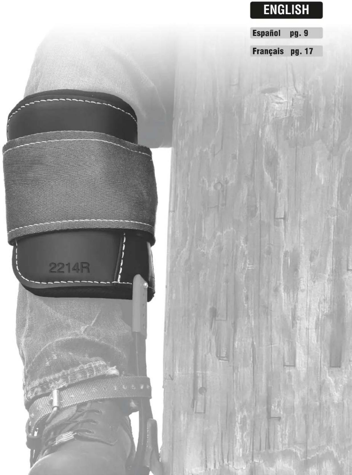 Klein Tools 2214 - Instructions for Proper Use, Assembly and Care of Klein Hydra-Cool™ Climber Pads Model # 2214 - 1