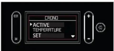 EDILKAMIN MILLA H 15 - Réglage des niveaux de température affichage « TEMP » sur l'écran (figures ci contre) - 2