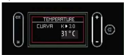 EDILKAMIN MILLA H 15 - Impostazione delle Temperature dell'acqua("TEMPERATURE" a display) - 3