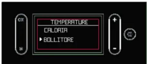 EDILKAMIN VYDA H - Impostazione delle Temperature dell'acqua("TEMPERATURE" a display) - 5
