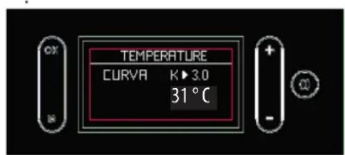 EDILKAMIN VYDA H - Impostazione delle Temperature dell'acqua("TEMPERATURE" a display) - 3