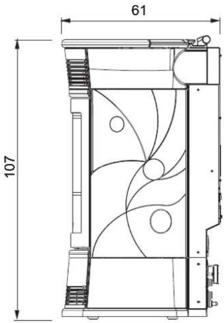 EDILKAMIN CAMEO - • DIMENSIONS - 3