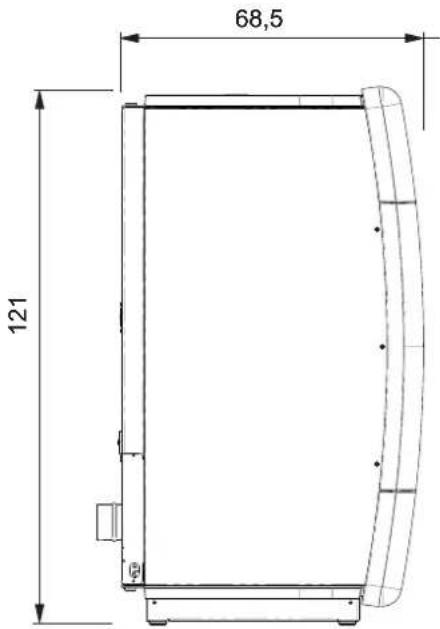 EDILKAMIN MEG PIU - A CALDEIRA TÉRMICA ESTÁ DISPONÍVEL COM PARTE FRONTAL EM CERÂMICA, EM TRÊS CORES: - 3