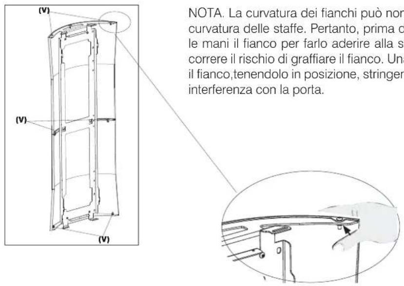 EDILKAMIN CHERIE UP H - Assemblaggio e montaggio sulla struttura dei fianchi - 8