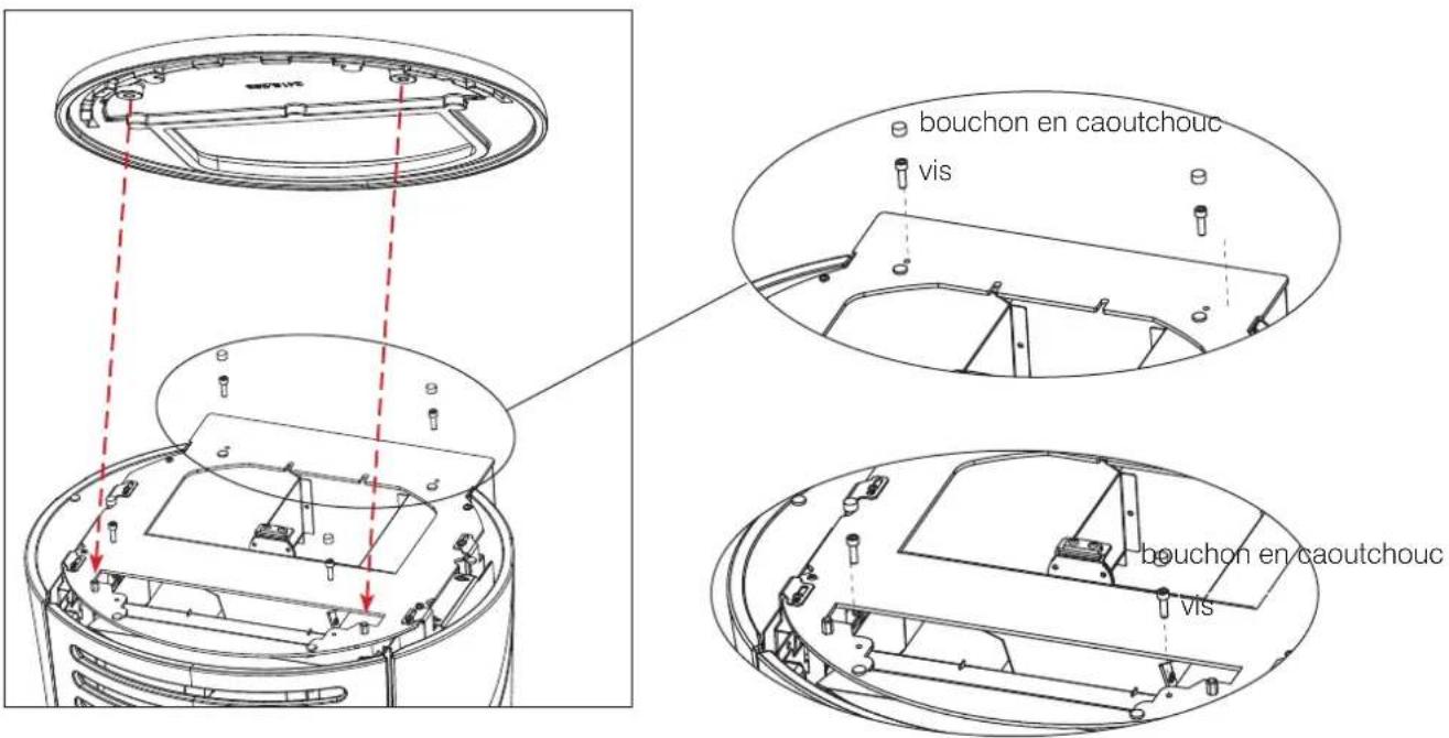 EDILKAMIN CHERIE UP H - Montage du dessus - 1