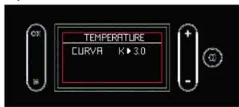 EDILKAMIN KIRA H - Réglage des températures de l'eau (« TEMPÉRATURES » sur l'écran) - 3