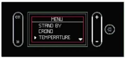 EDILKAMIN KIRA H - Impostazione delle Temperature dell'acqua("TEMPERATURE" a display) - 1