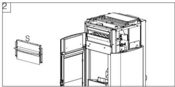 EDILKAMIN KIRA H - Montaggio del frontalino superiore (2), pietra o ceramica - 3