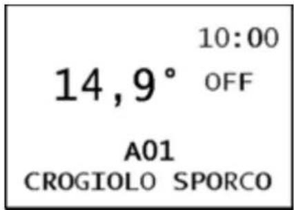 10:00 14,9° OFF A01 CROGIOLO SPORCO