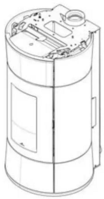 EDILKAMIN CHERIE H 10 EVO - Revêtement en pierre - 3