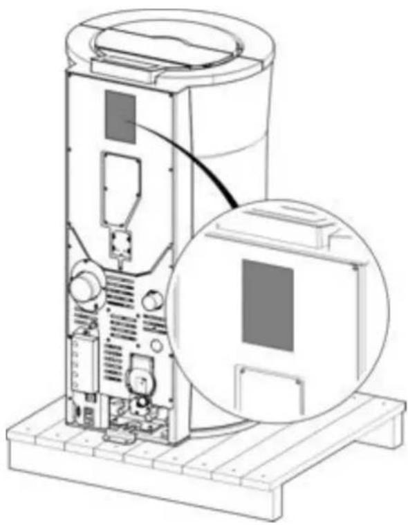 EDILKAMIN CHERIE H 10 EVO - Plaque CE : Données et emplacement - 2