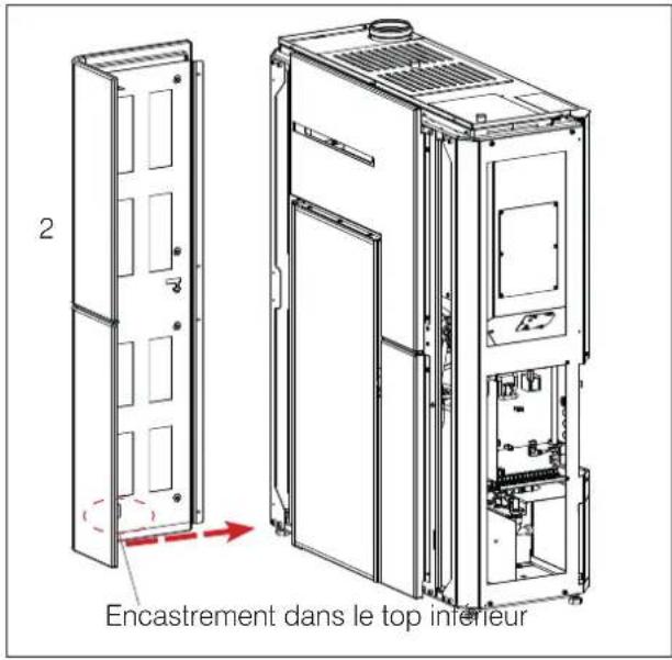 EDILKAMIN BLADE H 15 - Montage du dessus décoratif - 8