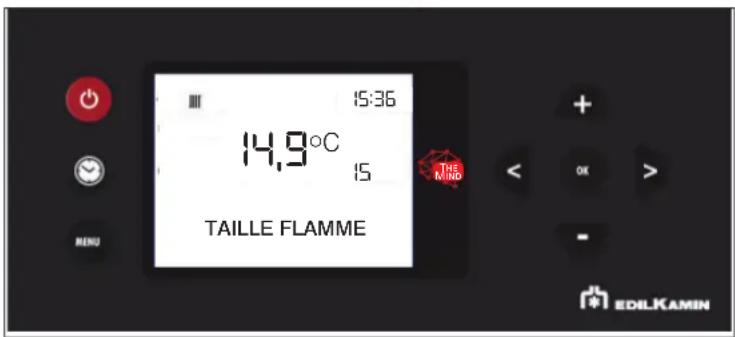 EDILKAMIN BLADE H 15 - - TAILLE FLAMME (uniquement pour le TECHNICIEN) - 2