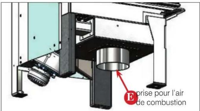 EDILKAMIN WINDO2 50 - AIR POUR LA COMBUSTION - 1