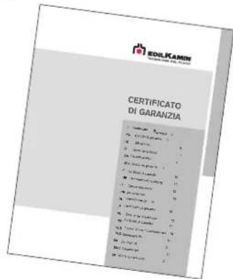 EDILKAMIN BLADE2 H 18 UP - Identification du produit et garantie. - 1