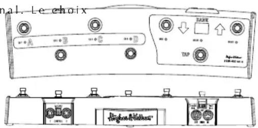 HUGHES & KETTNER GrandMeister Deluxe 40 - Telekomande via le pédalier MID Hughes & Kettner FSM-432 MK III - 1