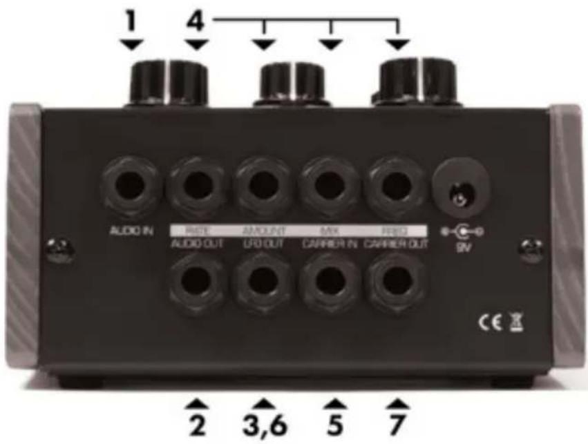Warm Audio RingerBringer - 效果器输入和输出 - 1