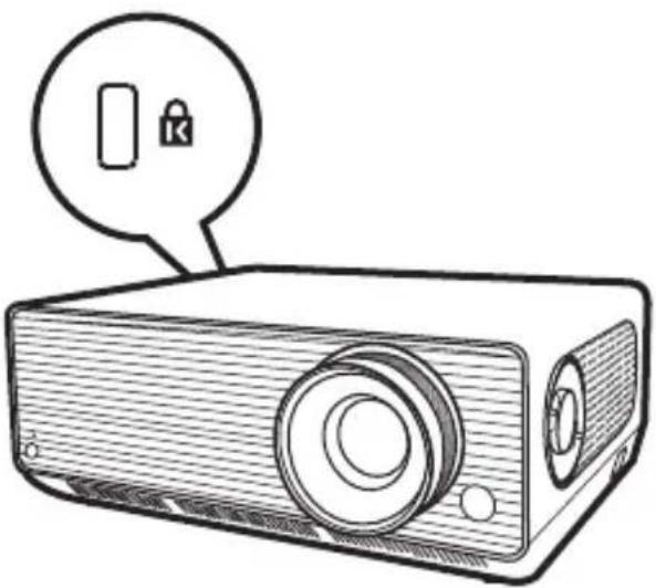 LG ProBeam BU60RG - Système de sécurité Kensington - 1