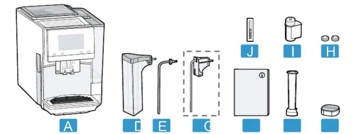BOSCH SGX78C55UC - Contenu de livraison - 1