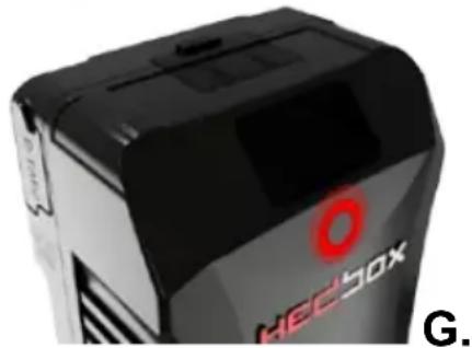 Hedbox NINA-L - Alarme de batterie faible - 1