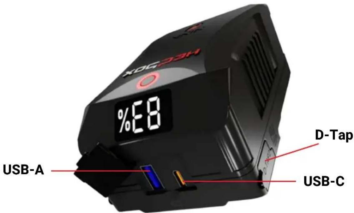 Hedbox NINA-L - Sortie d'alimentation de batterie externe - 1