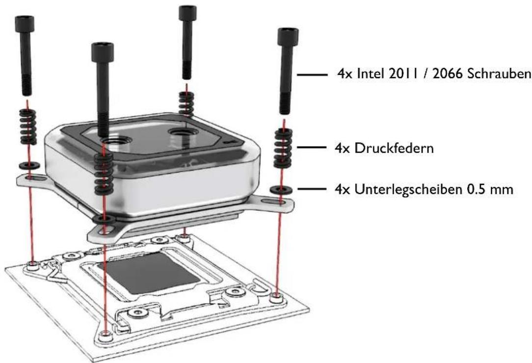 Alphacool Eisblock XPX Aurora - INTEL 2011 / 2011-3 / 2066 - 2