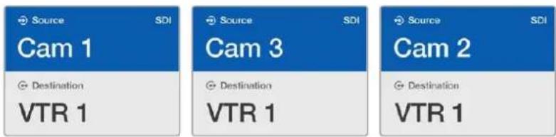 Blackmagic Design Videohub Master Control Pro - Selezionare i dispositivi usando i pulsanti personalizzabili e la manopola - 1