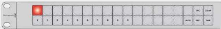 Blackmagic Design Videohub Master Control Pro - Taste blinkt rot - 1