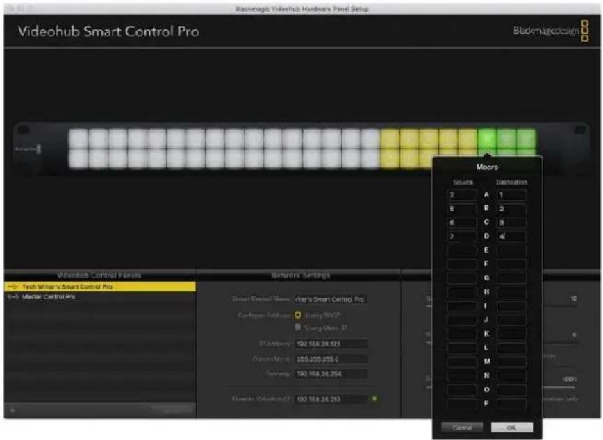 Blackmagic Design Videohub Master Control Pro - Number of Macros - 1