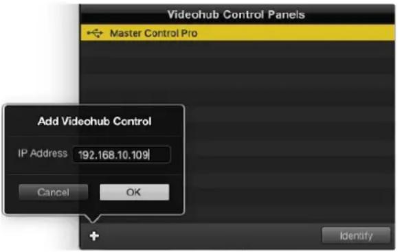 Blackmagic Design Videohub Master Control Pro - 添加VideohubControl - 1