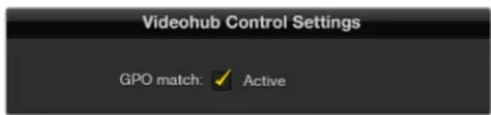 Blackmagic Design Videohub Master Control Pro - GPO Match - 1