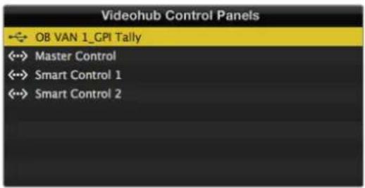 Blackmagic Design Videohub Master Control Pro - Configuring the GPI and Tally Interface - 2