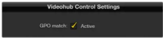 Blackmagic Design Videohub Master Control Pro - GPO Match - 1
