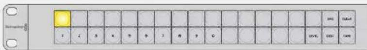 Blackmagic Design Videohub Master Control Pro - Luz amarilla parpadeante - 1