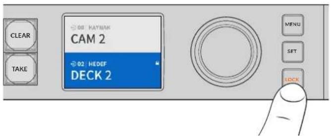 Blackmagic Design Videohub Master Control Pro - Sinyal Yönlendirmeyi Kilitleme ve Açma - 1