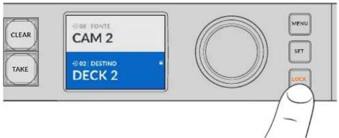 Blackmagic Design Videohub Master Control Pro - Bloquear e Desbloquear Rotas - 1