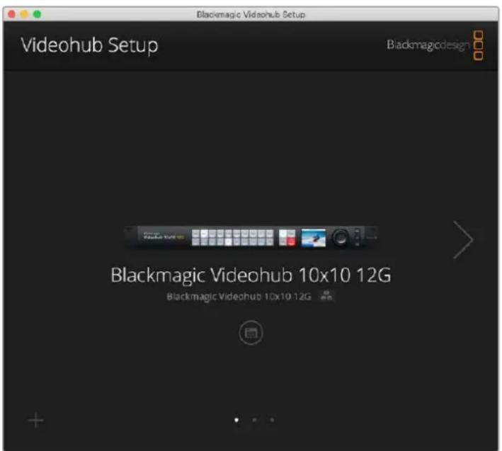 Blackmagic Design Videohub Master Control Pro - Blackmagic Videohub Setup - 1