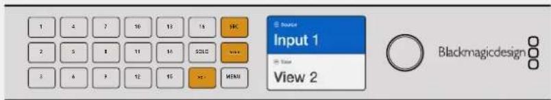 Blackmagic Design Videohub Master Control Pro - SRC (Источник), VIEW (Окно) и SET (Установить) - 1