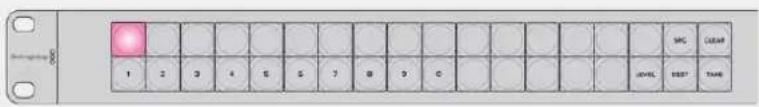 Blackmagic Design Videohub Master Control Pro - Lumière rose clignotante - 1