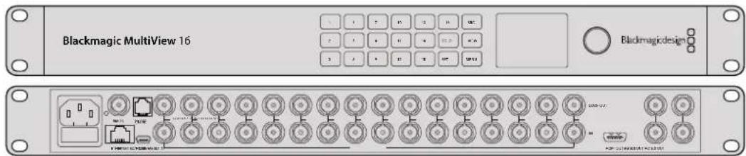 Blackmagic Design Videohub Master Control Pro - Configurer les paramètres du Blackmagic MultiView 16 - 1