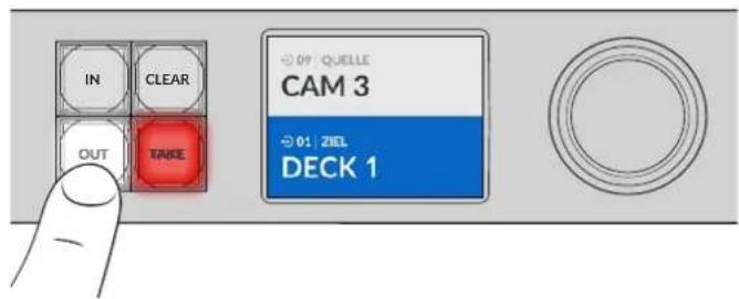 Blackmagic Design Videohub Smart Control Pro - Auswählen eines Ziels - 1