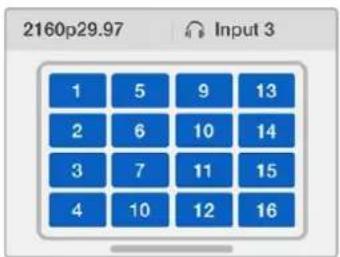 Blackmagic Design Videohub Smart Control Pro - Multiview-Layout - 1