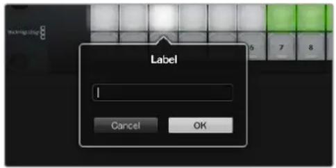 Blackmagic Design Videohub Smart Control Pro - Criar Rótulos de Botões - 1
