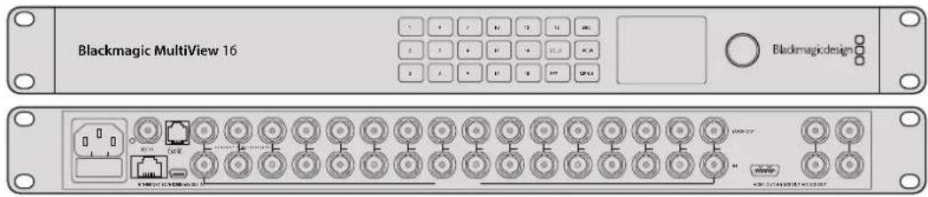 Blackmagic Design Videohub Smart Control Pro - Configuración de red del modelo Blackmagic MultiView 16 - 1