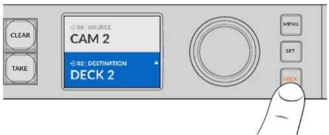 Blackmagic Design Videohub Smart Control Pro - Locking and Unlocking Routes - 1